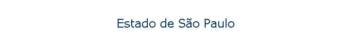 Estado de So Paulo