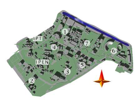 Mapa do Campus da USP